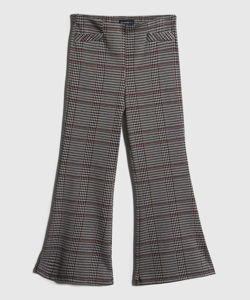 Leggins Tipo Flare Preteñido Con Ribete En Costados Y Pretina Invisible