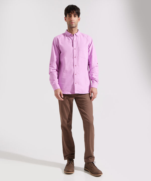 Camisa Oxford con Bolsillo