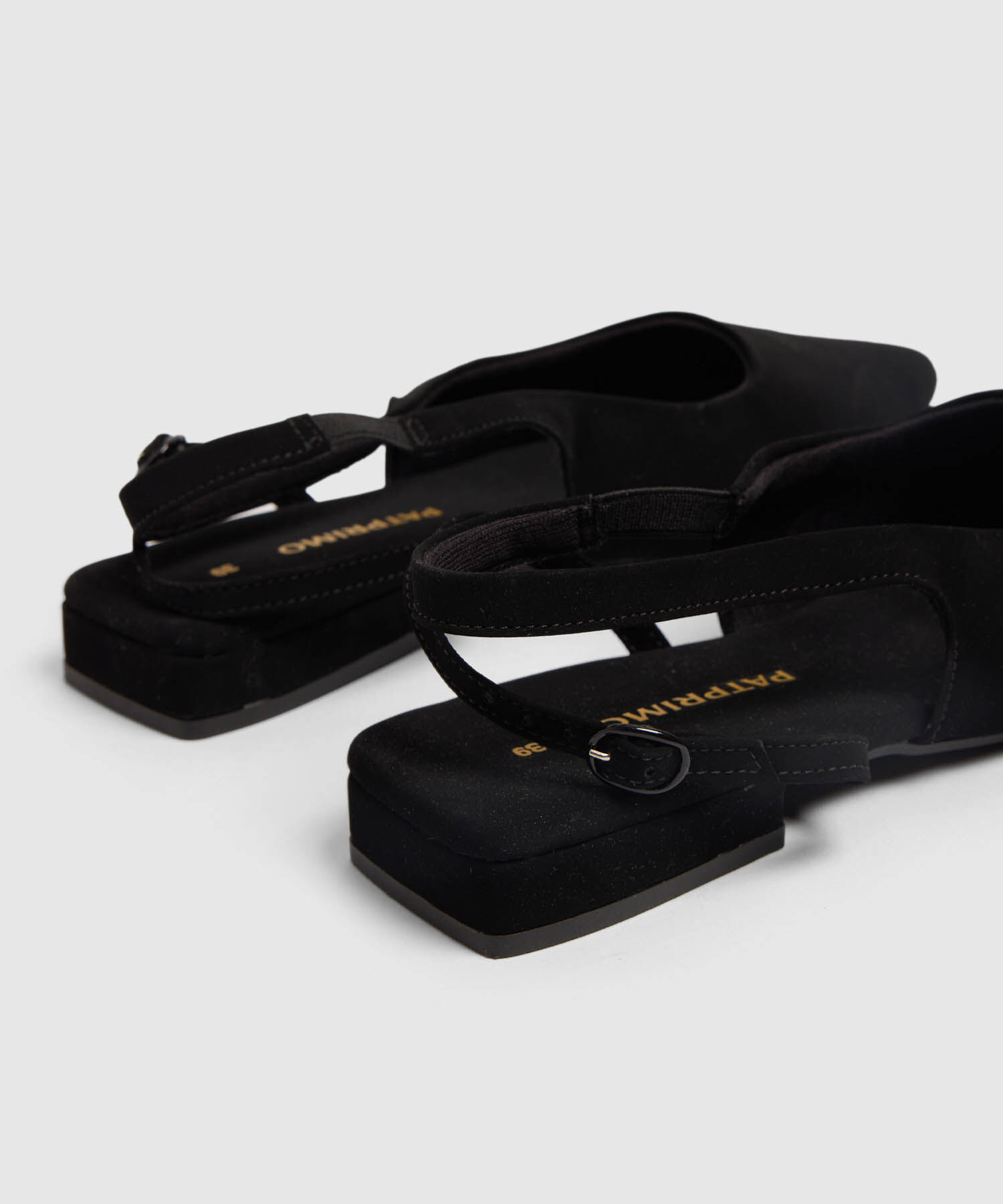 Zapatos Planos Destalonados De Punta Fina Para Mujer