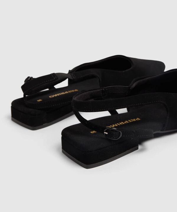 Zapatos Planos Destalonados De Punta Fina Para Mujer