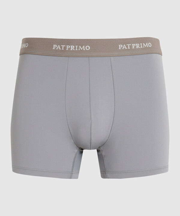 Set X3 B&oacute;xers Medios El&aacute;stico Visible Hombre