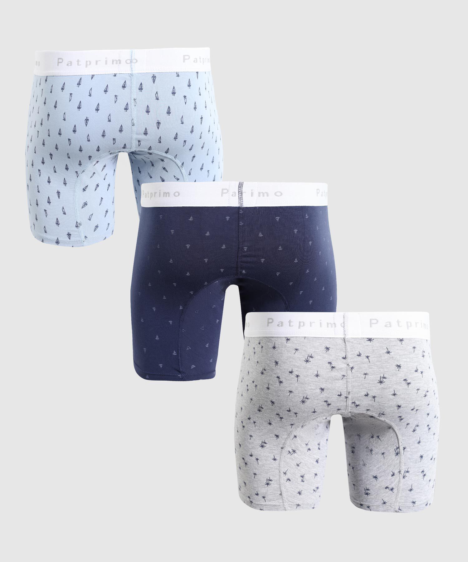 Pack X 3 B&oacute;xer Medio Estampado