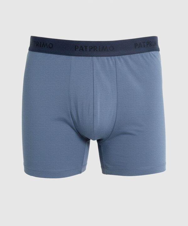 B&oacute;xer Ajustado Con El&aacute;stico Contramarcado Hombre image number null