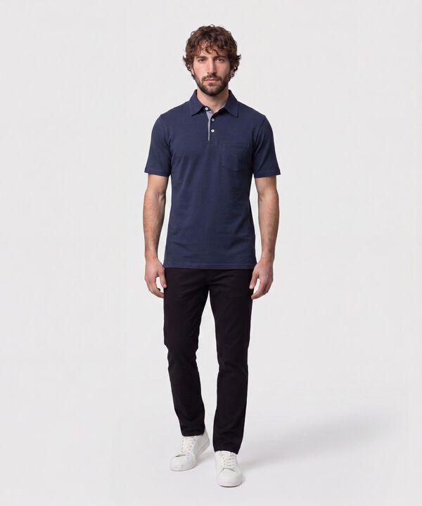 Polo Con Bolsillo De Parche Para Hombre