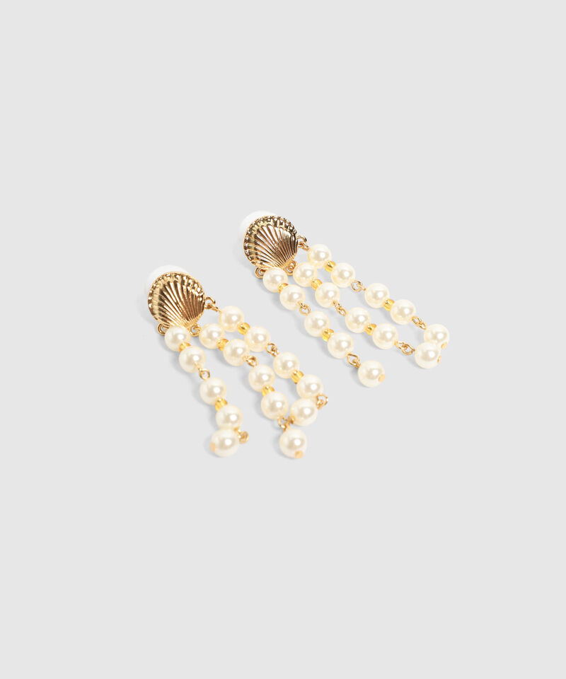 Aretes Cascada De Perlas Para Mujer