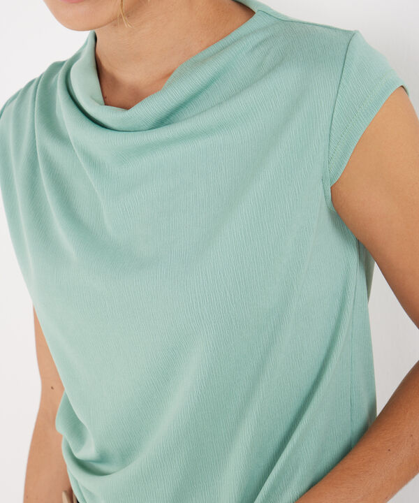 Camiseta Unicolor Manga Casco