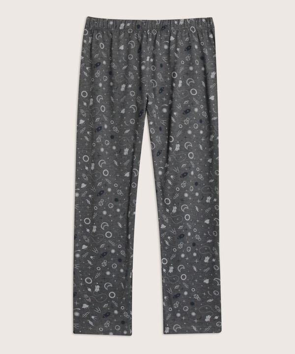 Pijama Set Camiseta Estampada
