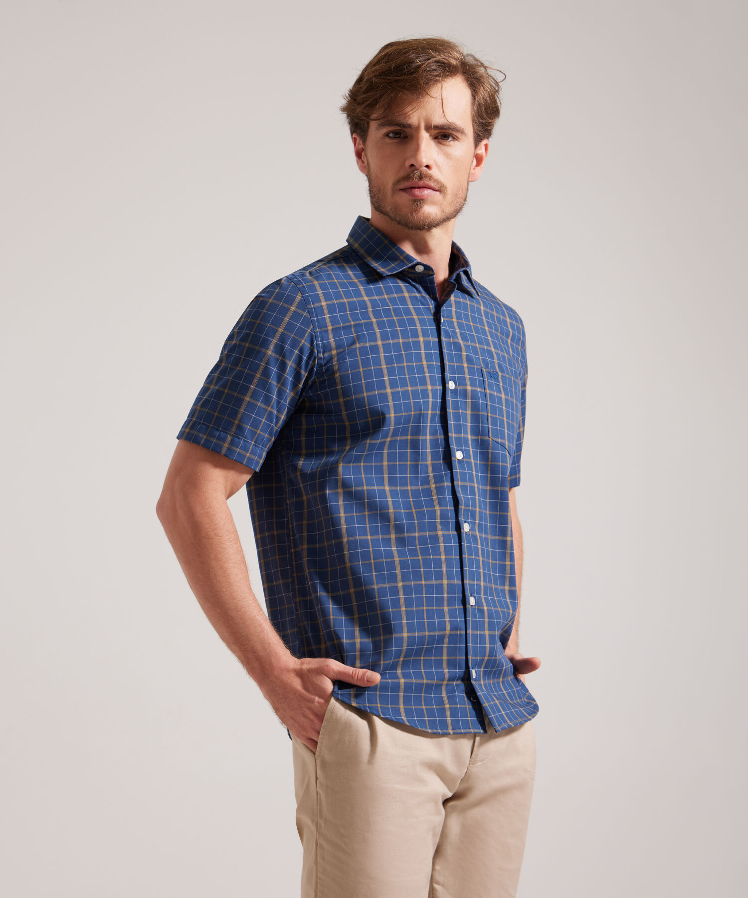 Camisa Preteñida A Cuadros