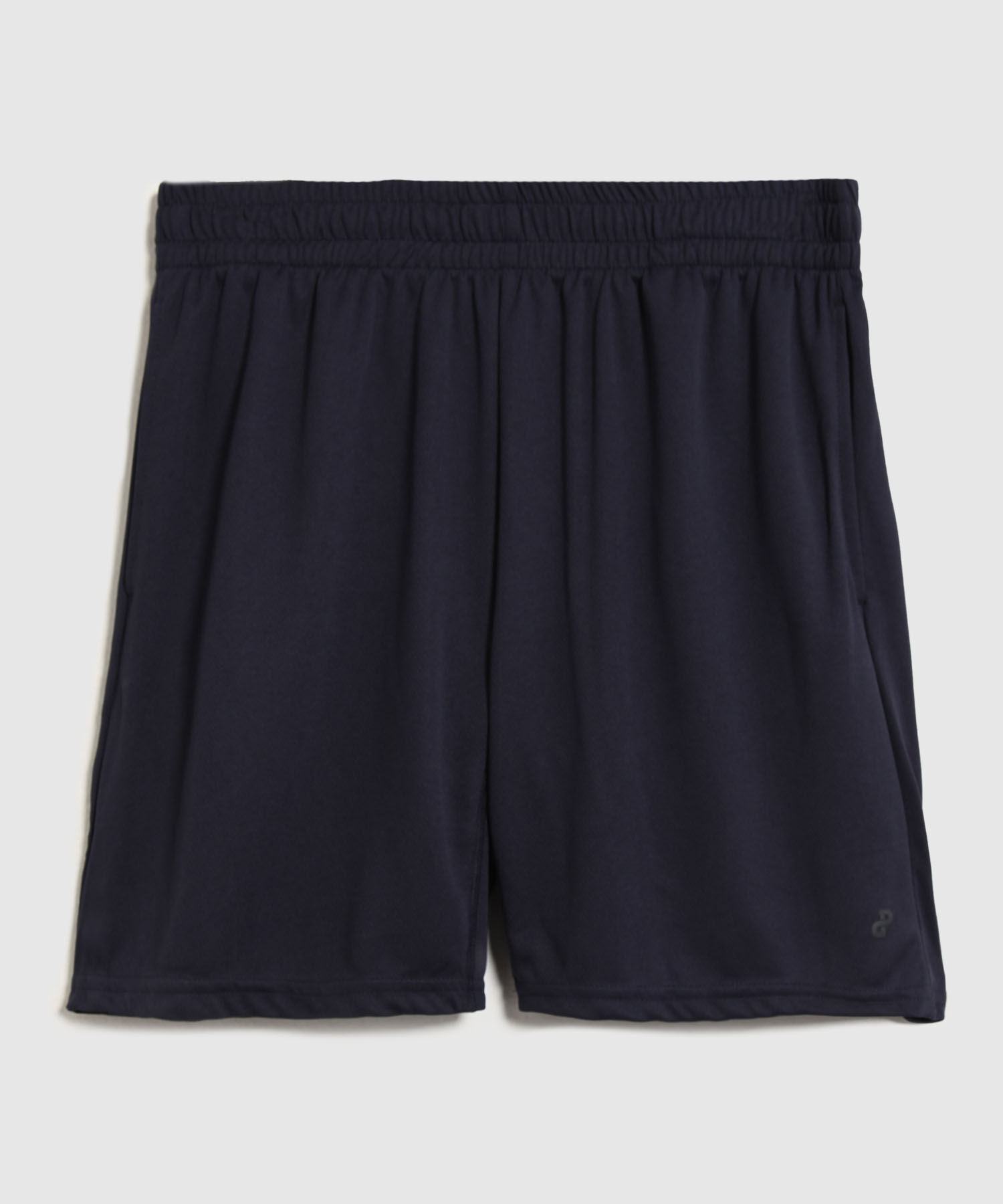 Bermuda Punto Unicolor Con Bolsillos