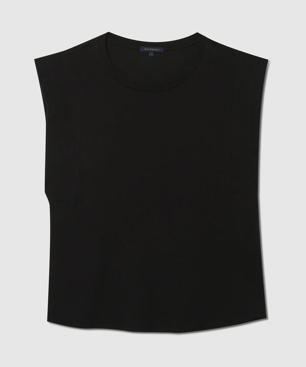 Camiseta Manga Sisa Con Costuras