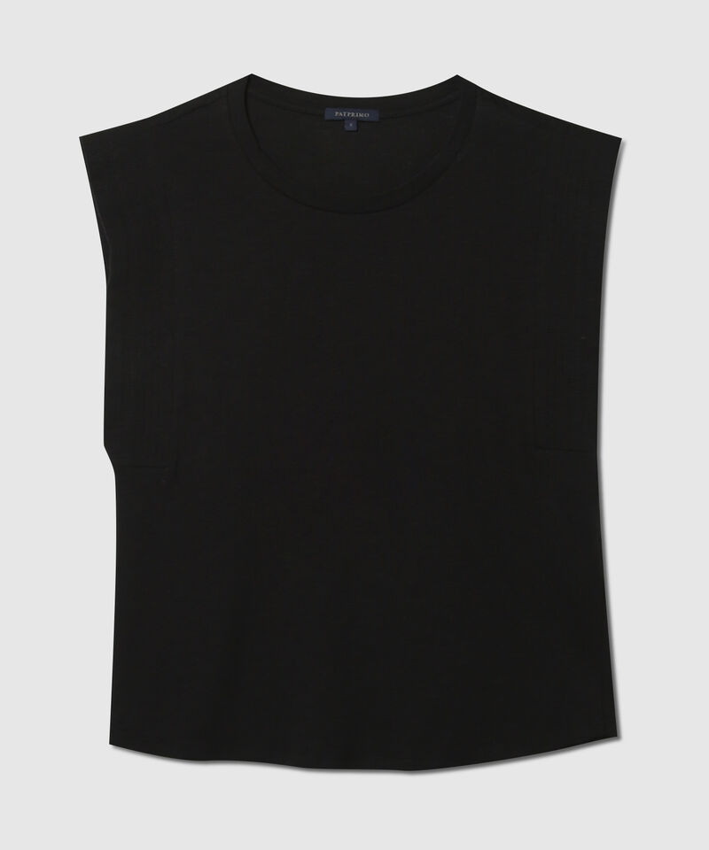 Camiseta Manga Sisa Con Costuras