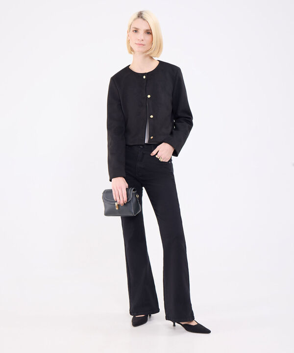 Jeans Flare Tono Oscuro image number null
