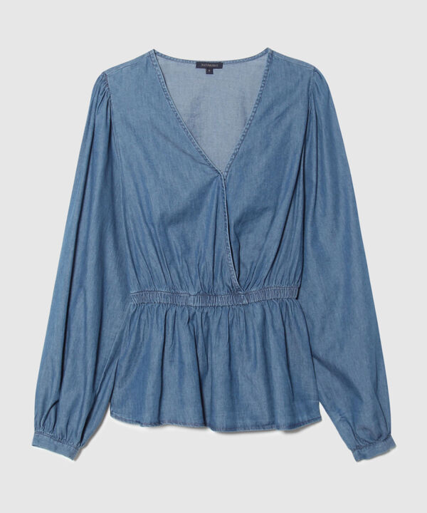 Blusa Cruzada Con Bolero Tono image number null
