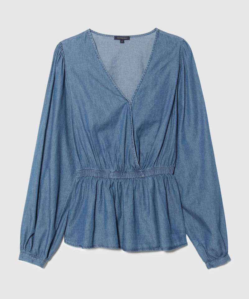 Blusa Cruzada Con Bolero Tono