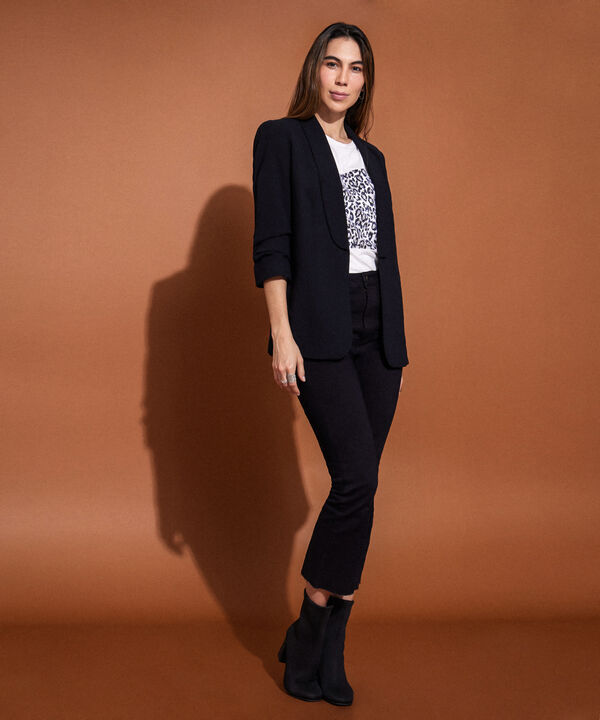 Blazer Manga 3/4 Abierta image number null