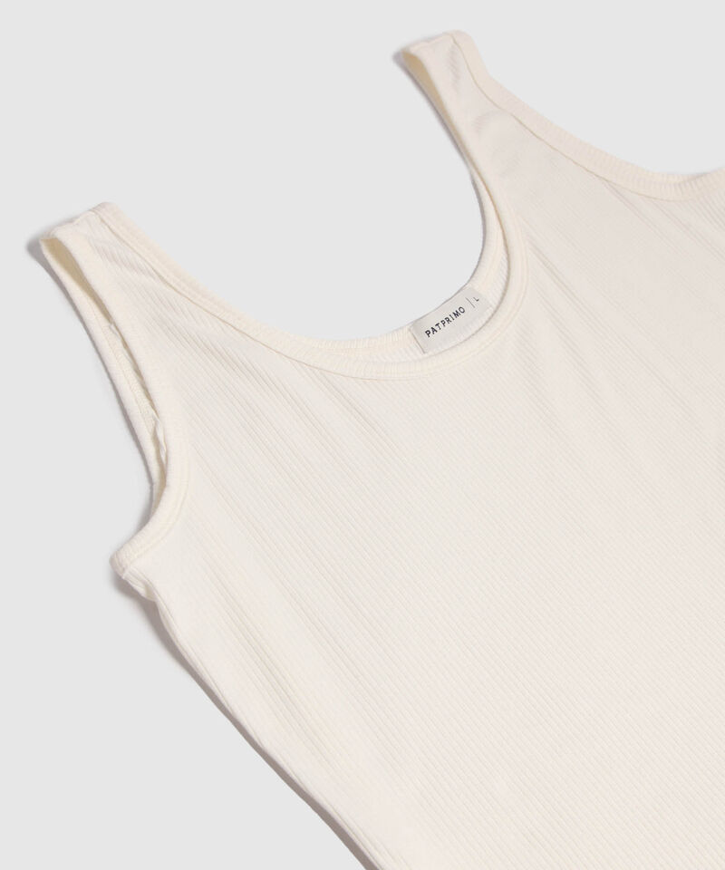 Conjunto De Pijama A Rayas Sin Mangas 