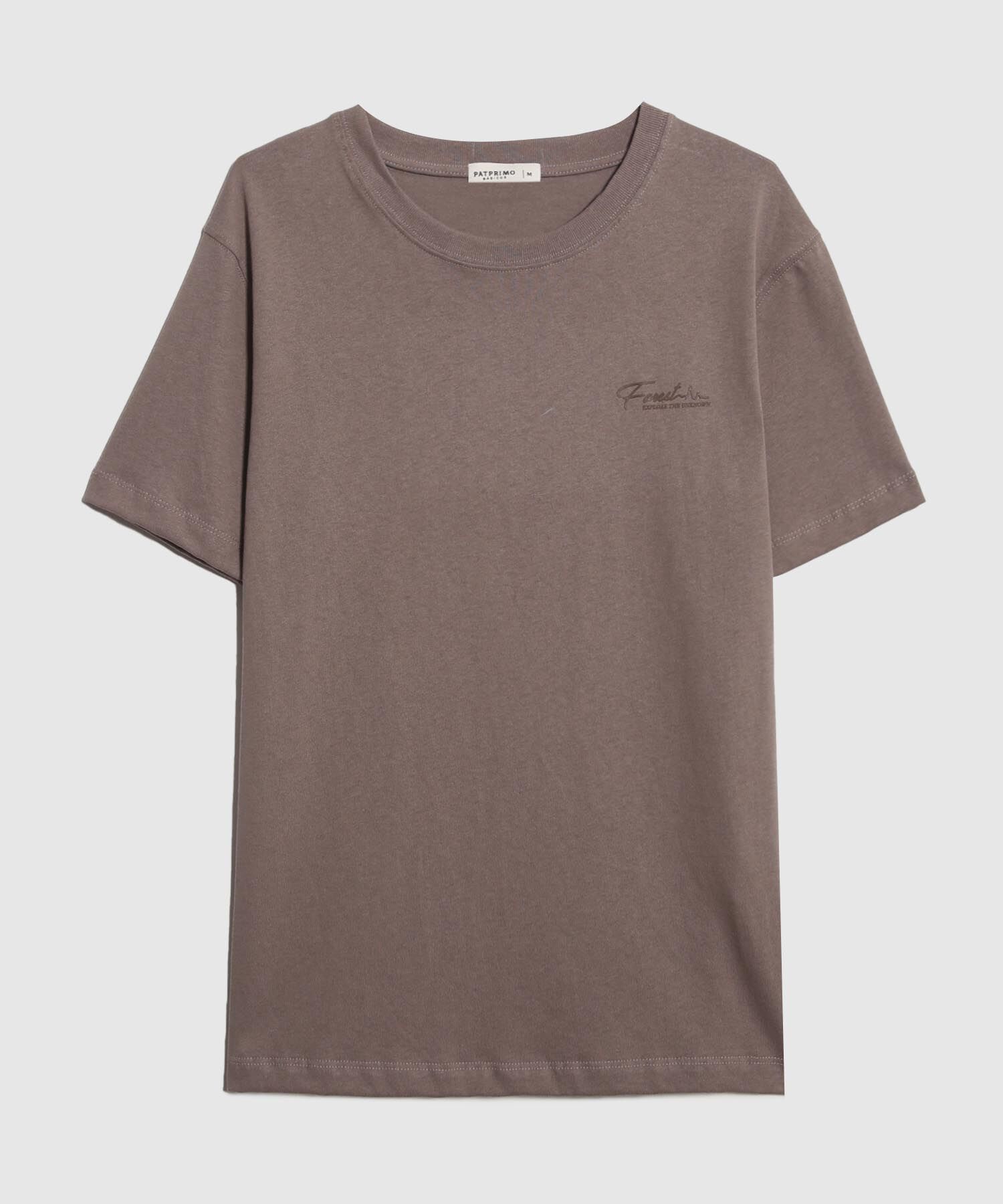 Camiseta Estampado en Relieve