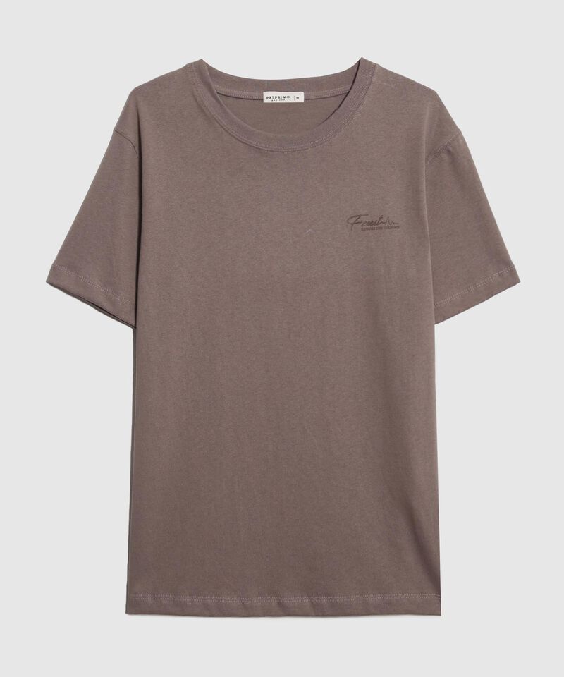 Camiseta Estampado en Relieve