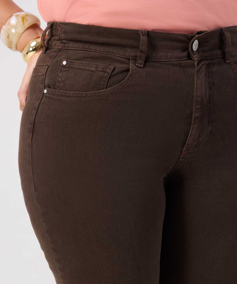 Jeans CropFlare Tiro Alto para Mujer Curvy