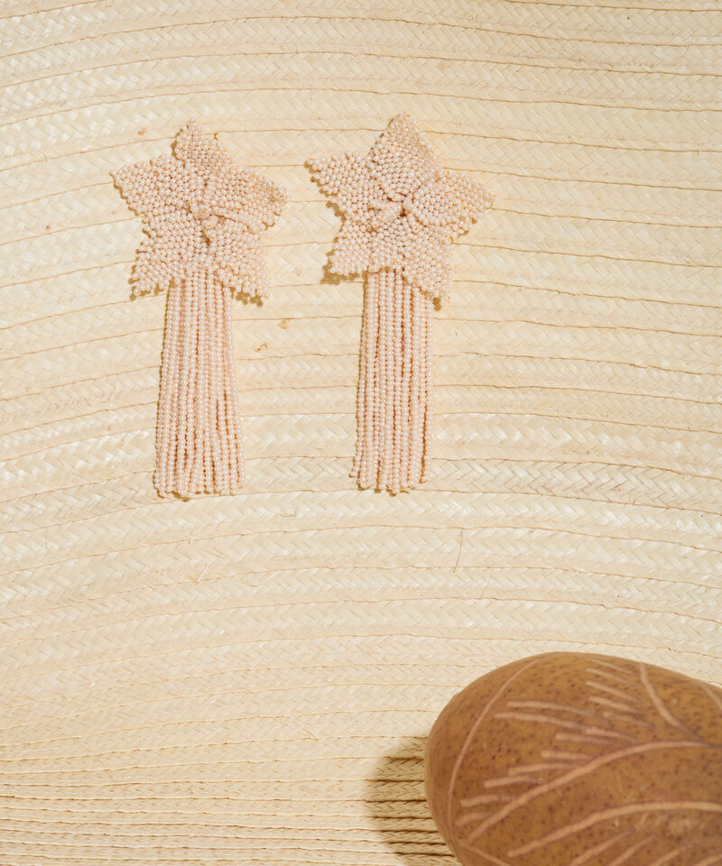Aretes Largos De Flores