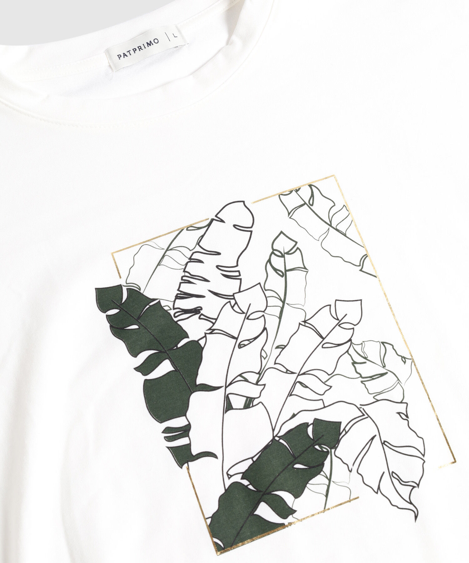 Camiseta Para Mujer con Estampado Botánico