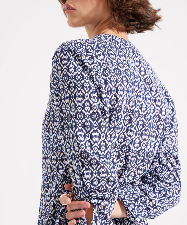 Blusa Manga Larga en Lino