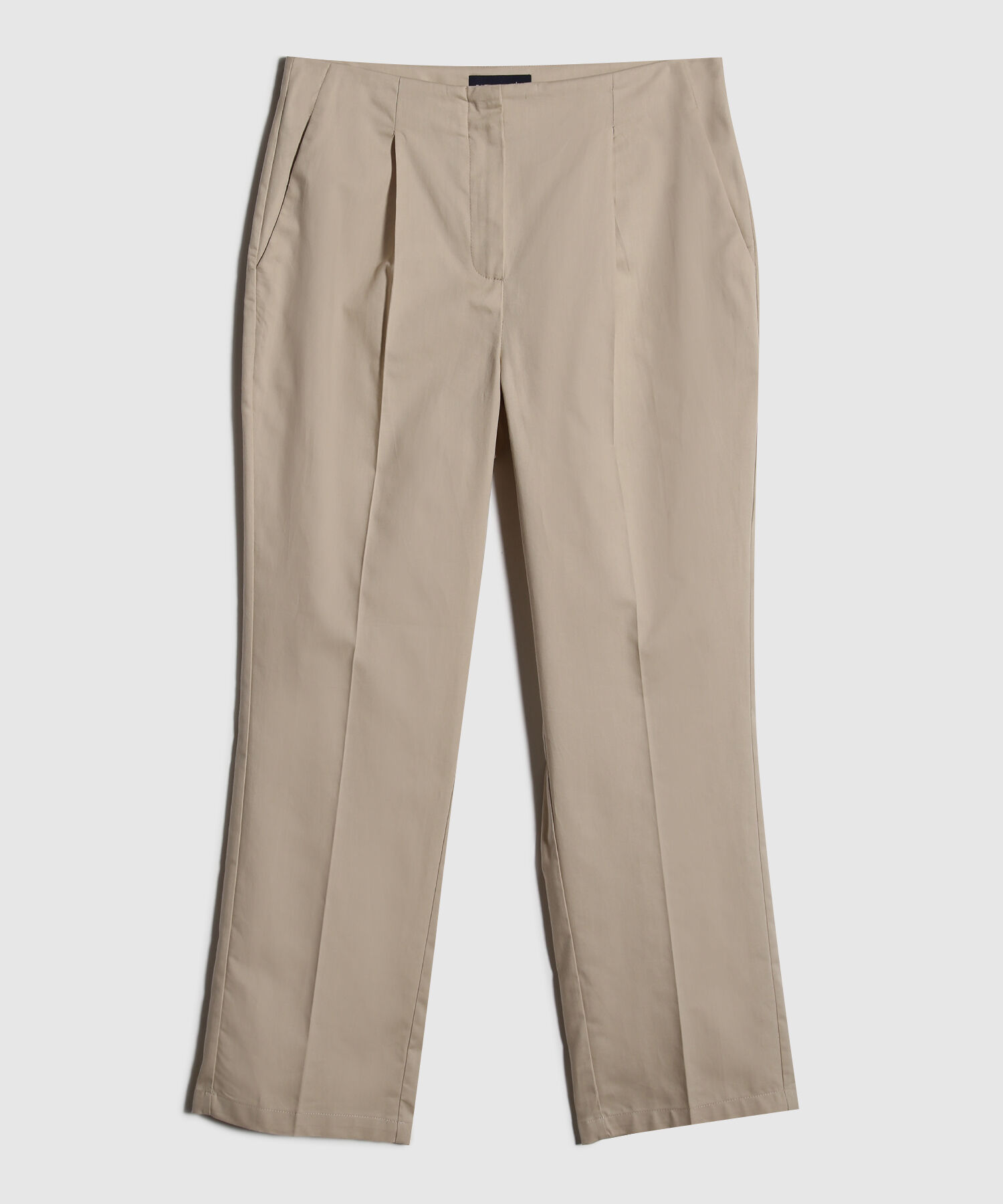 Pantalon Tipo Carrot Unicolor