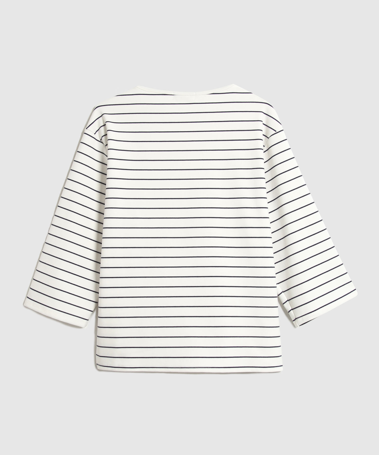 Camiseta Manga ¾ A Rayas