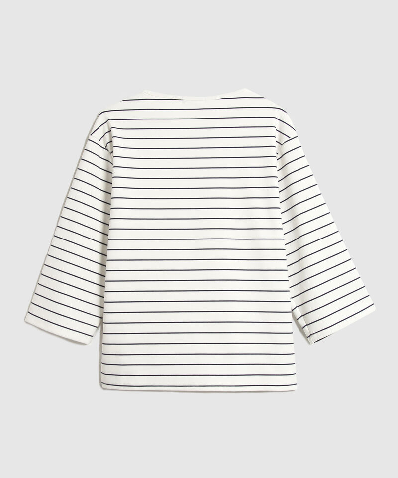 Camiseta Manga ¾ A Rayas