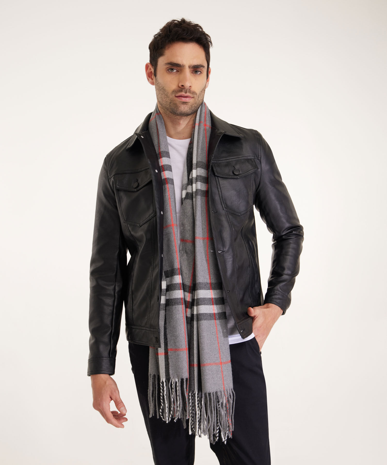 Chaqueta Trucker En Imitacion Cuero Compra Online Patprimo