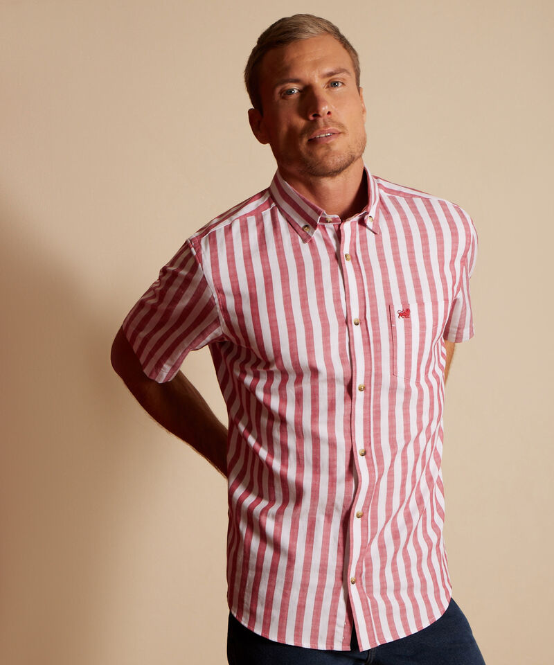 Camisa Manga Corta Prete&ntilde;ida