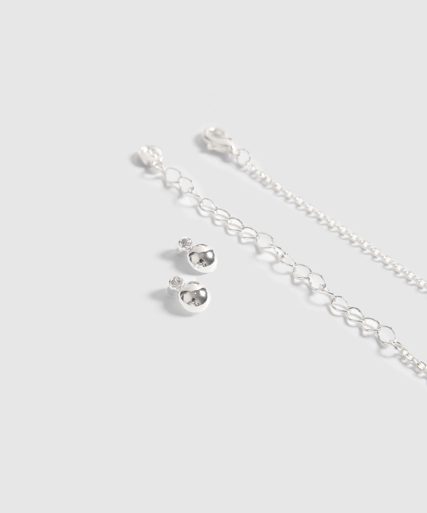 Set de Accesorios Plateados