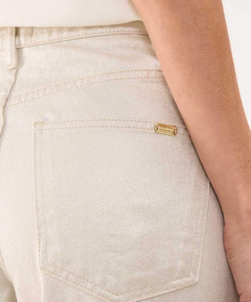 Jeans Wide Leg con Foil
