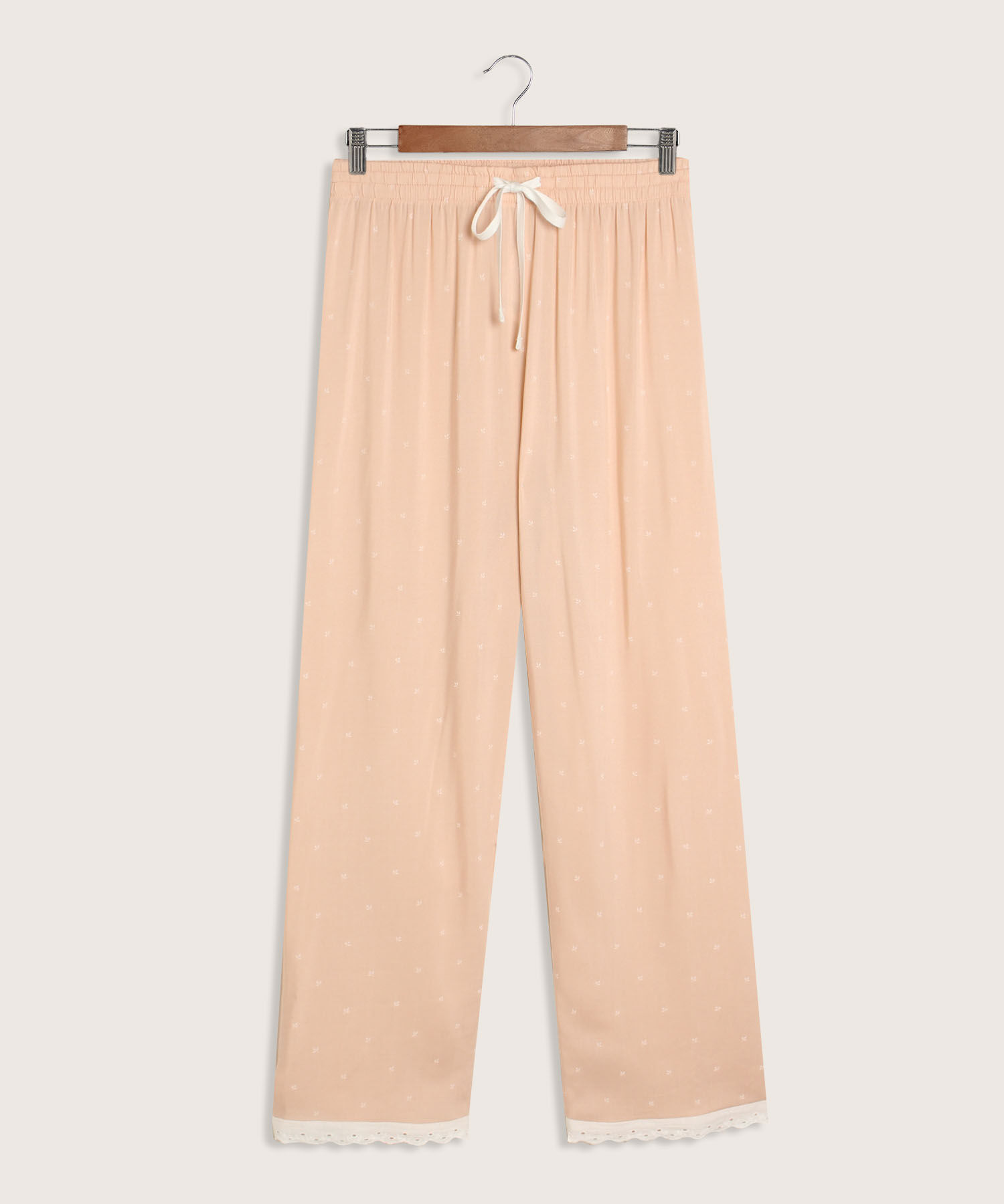 Pijama Manga Corta Unicolor Cuello