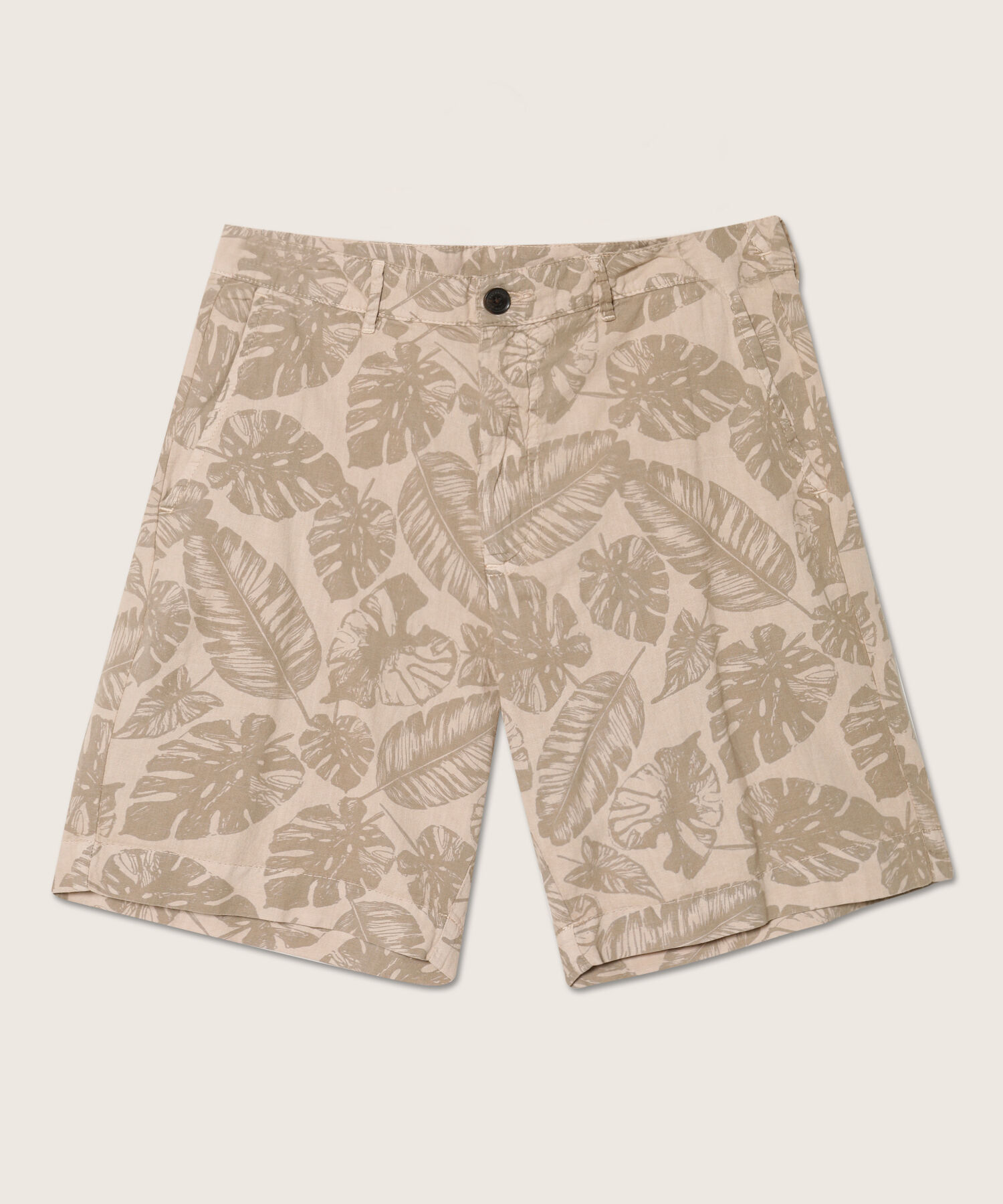 Bermuda Estampada Y Teñido En Prenda