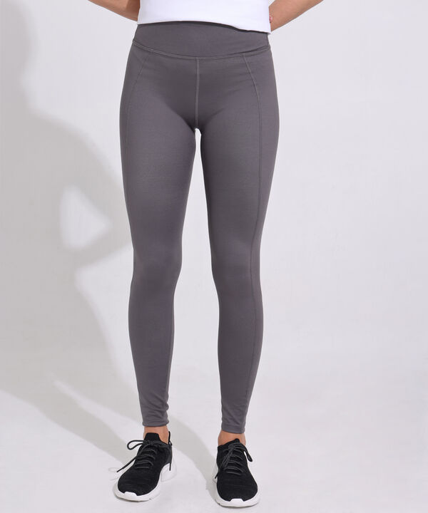 Leggings Básico Largo Skinny Long Tiro Alto Con Cortes Anatómicos Unicolor, Sport Líneas image number null