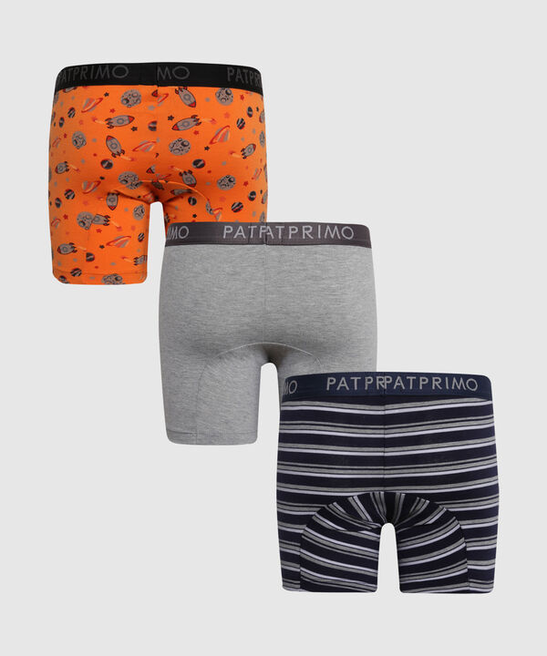 Pantaloncillo Pack X3 Boxer Medio En Algodón
