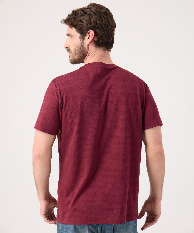 Camiseta Unicolor Con Bolsillo