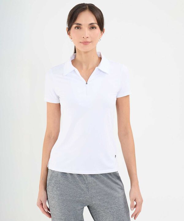 Polo Deportiva con Cierre