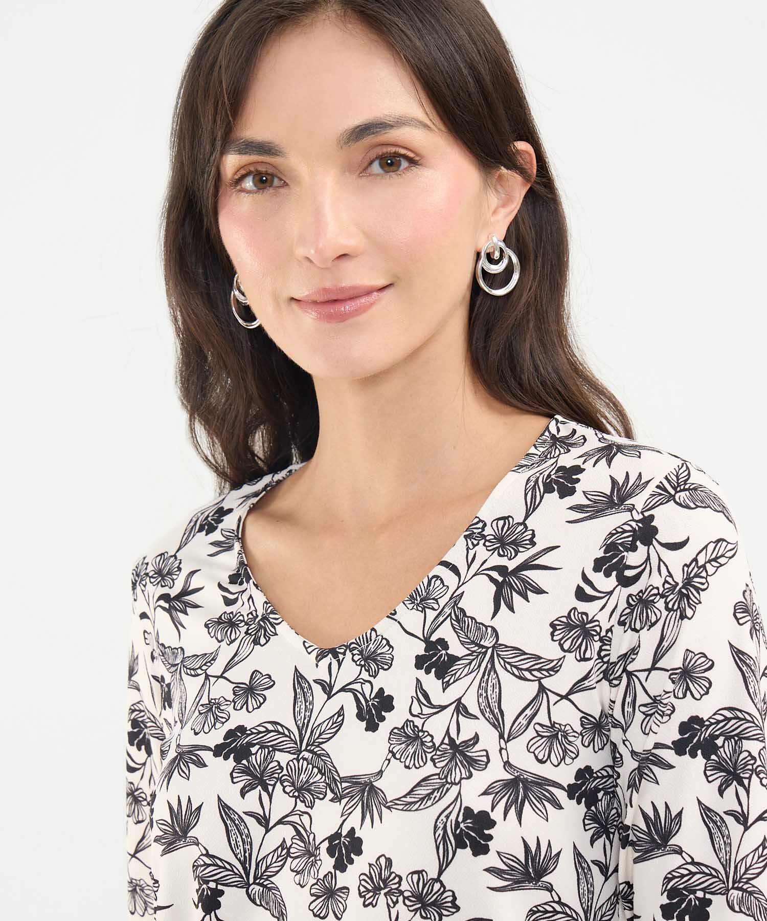 Camiseta Manga Larga Estampada