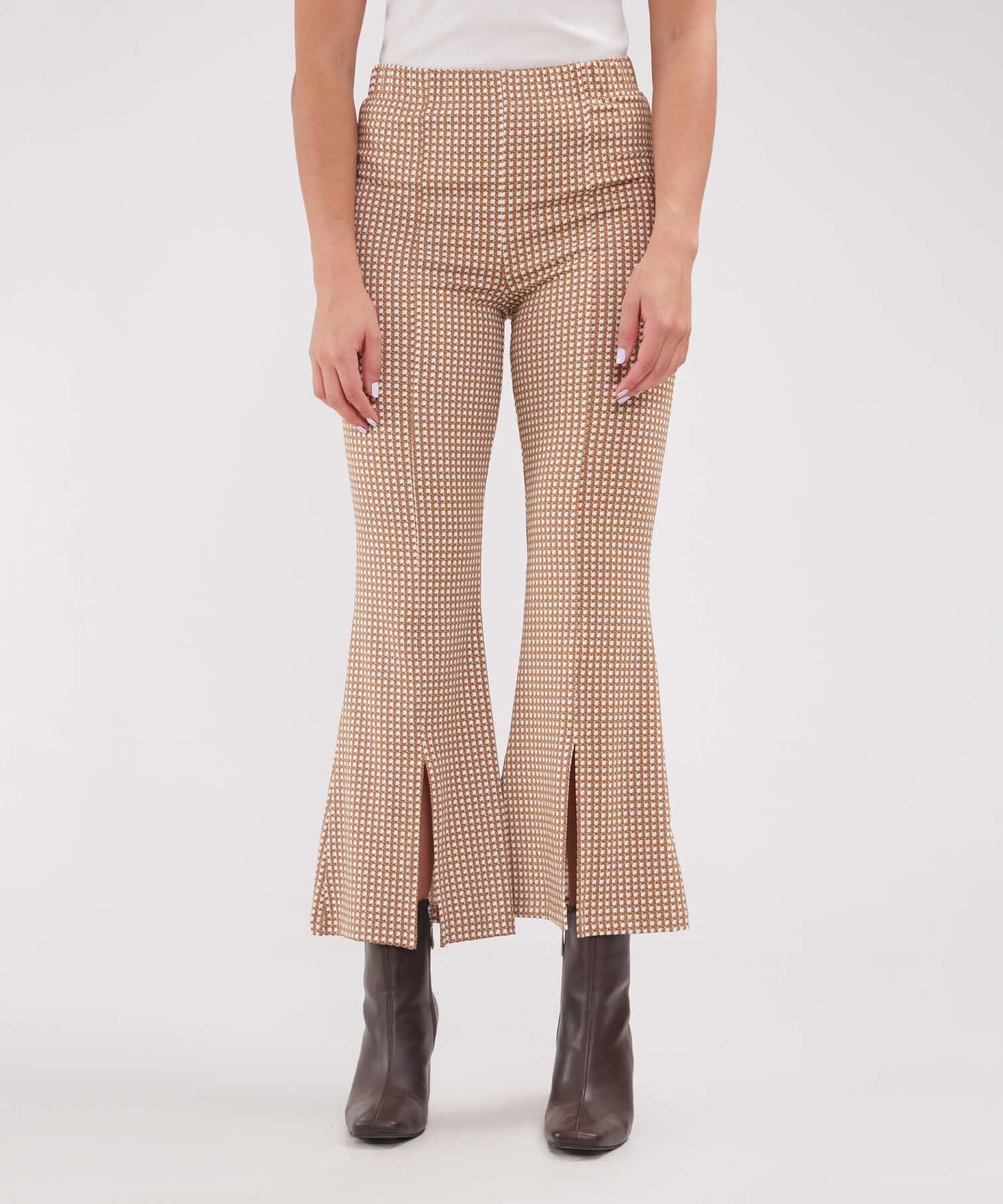 Legging Estampado, Bota Acampanada