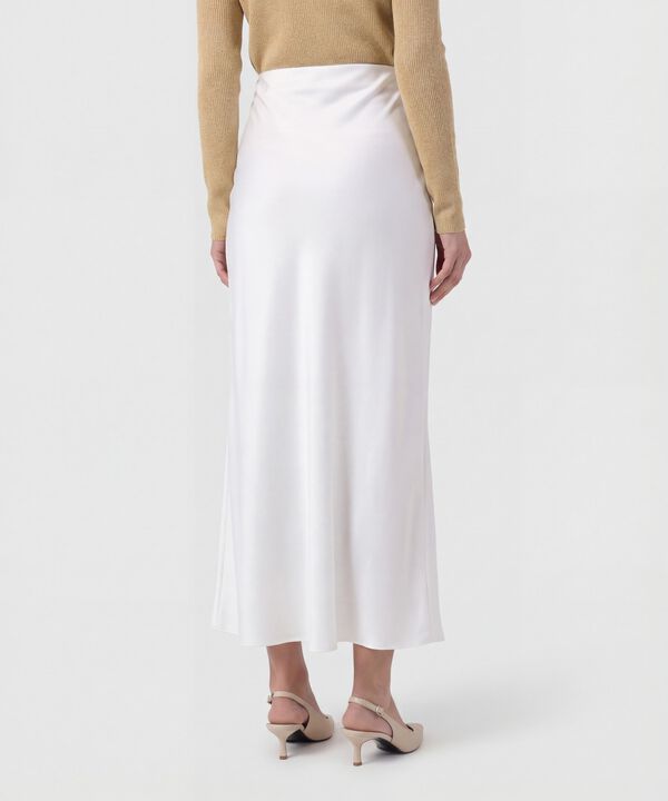 Falda Maxi Fluida con Pretina Interna para Mujer