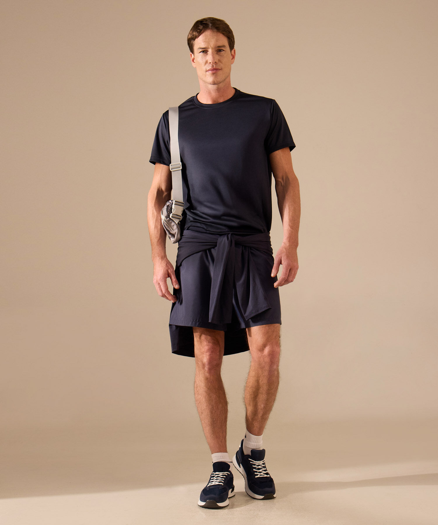 Bermuda Deportiva con El&aacute;stico para Hombre