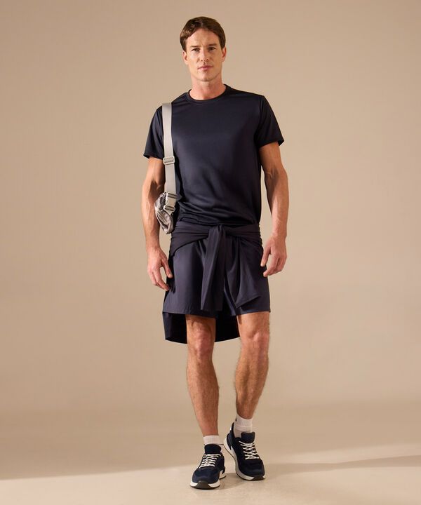 Bermuda Deportiva con El&aacute;stico para Hombre image number null