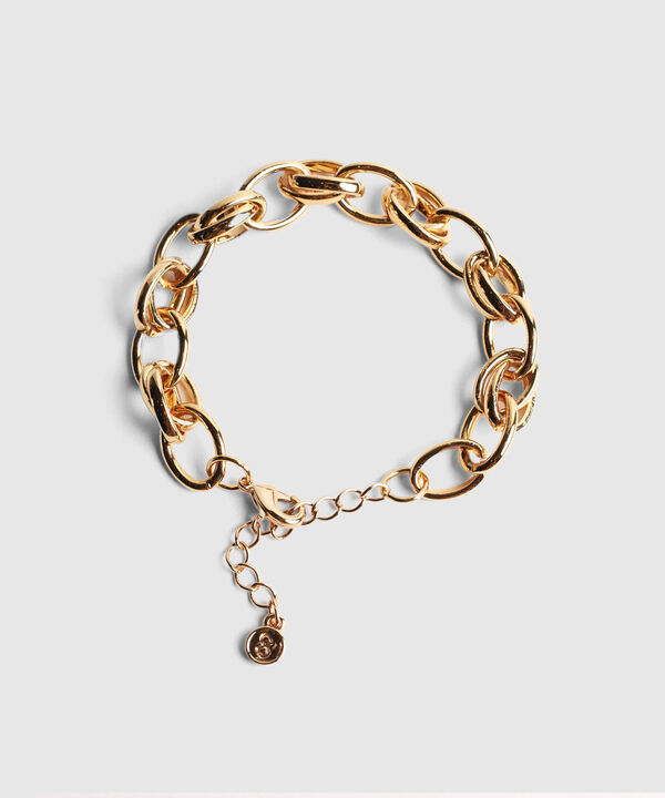 Pulsera Con Dije Dorada image number null