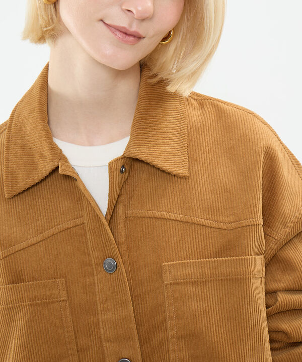 Sobrecamisa en Efecto Pana image number null