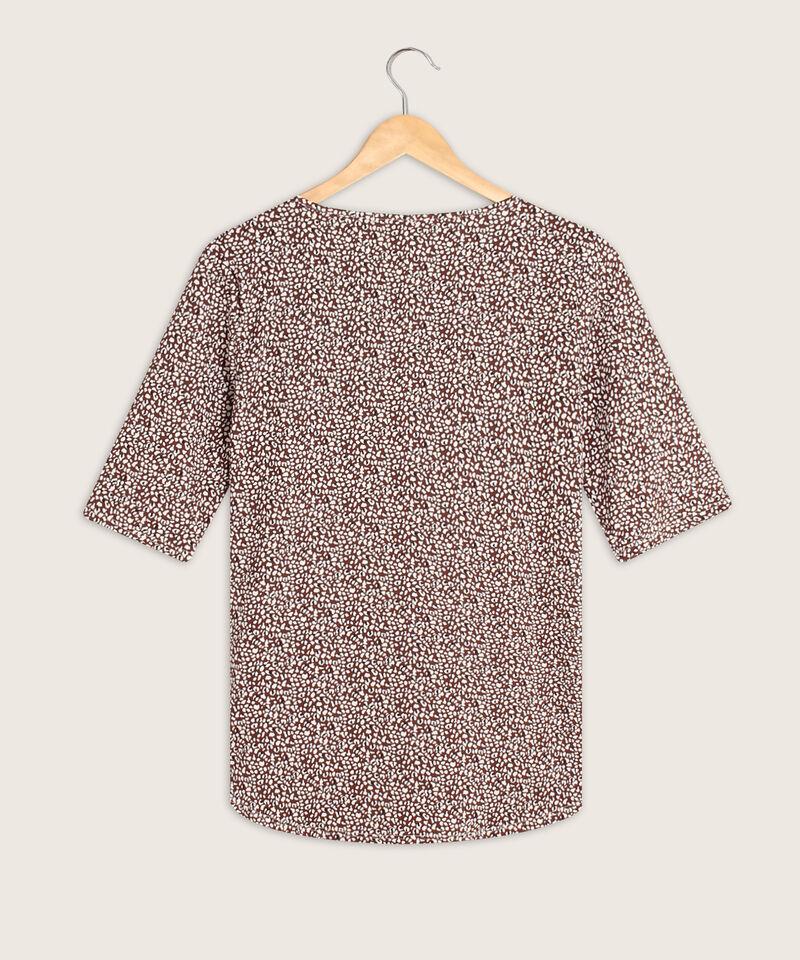 Camiseta manga corta estampada
