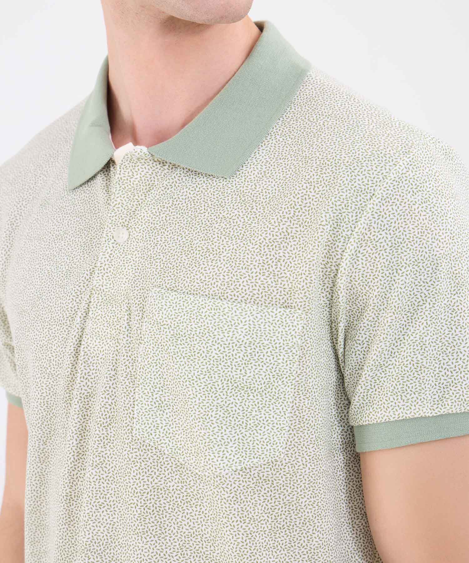 Polo Tejida Estampada
