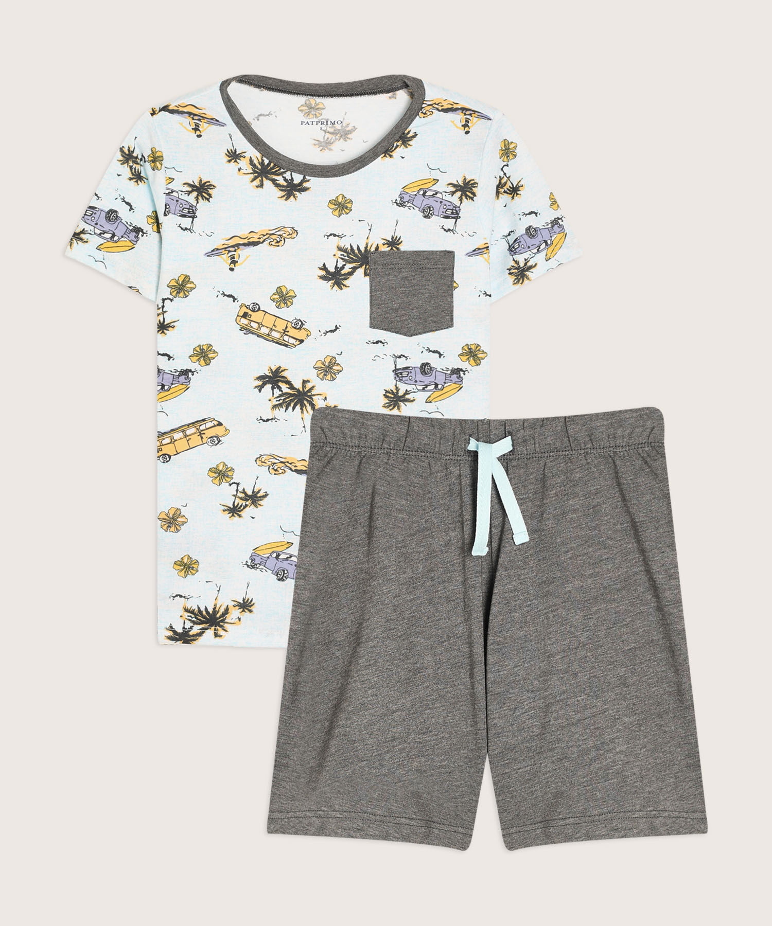 Pijama Camiseta Estampada