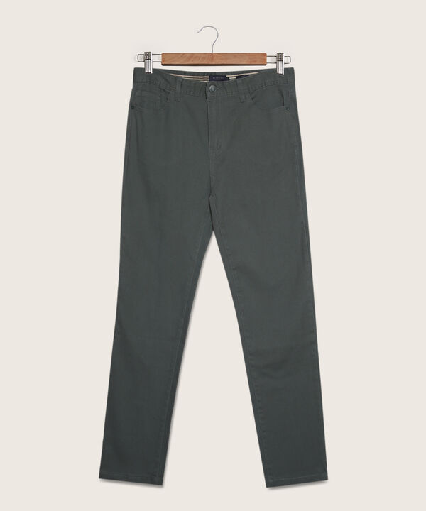 Pantalón 5 Bolsillos Unicolor Esencial